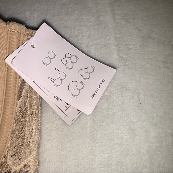 Auden 42DD Elegant Tan Strapless underwire Bra new - Picture 10 of 10